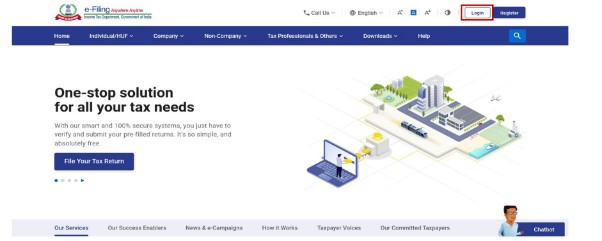 Incometax e-Filing portal
