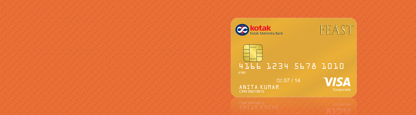 Apply for Feast Gold Credit Card  Feast Gold Credit Card by Kotak Bank