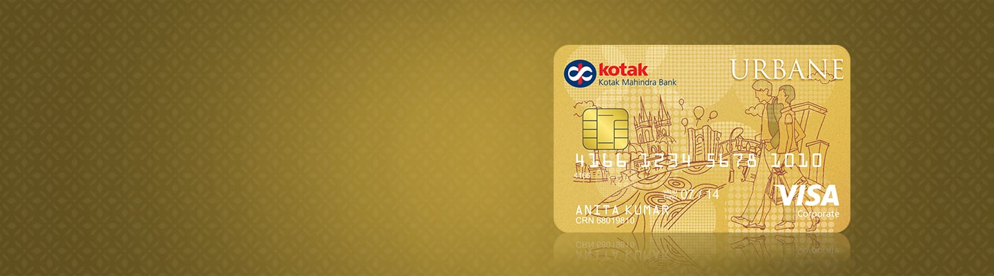 Credit Card - Urbane Gold Credit Card from Kotak Bank