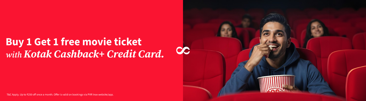 Cashback+ Festive Offer on PVR Banner - 1440 X 400