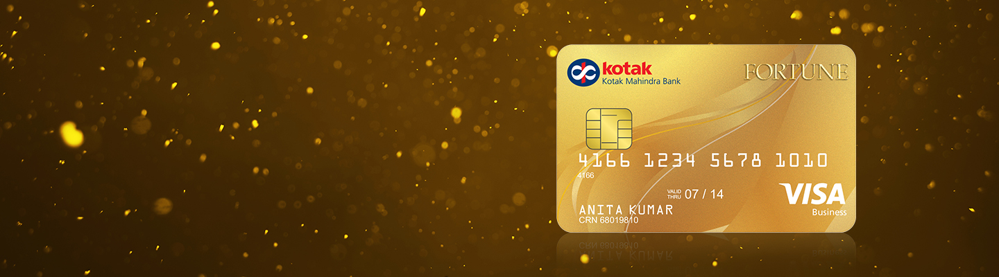 Apply for Fortune Gold Credit Card Fortune Gold Credit Card by Kotak Bank